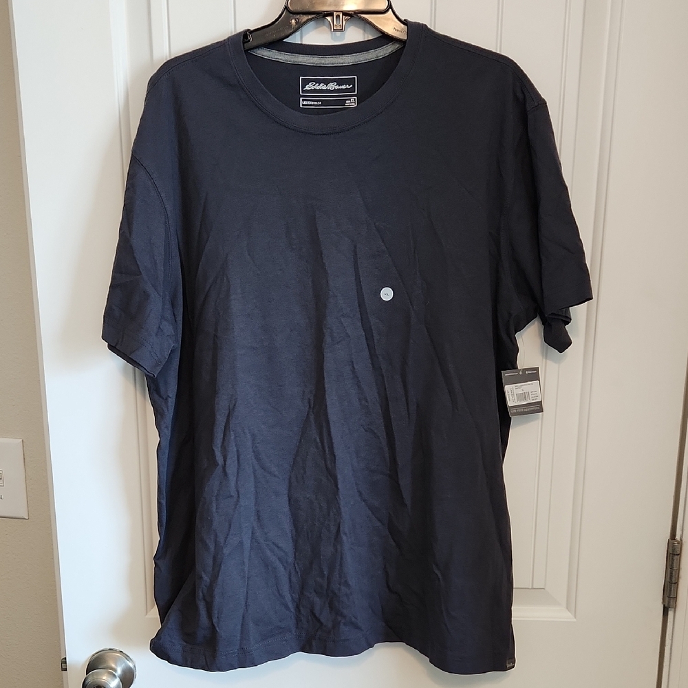 Eddie Bauer Men's Dark Blue Short Sleeve Tee NWT